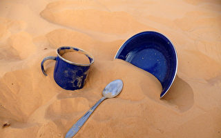 你見過用沙子洗碗盤嗎？
