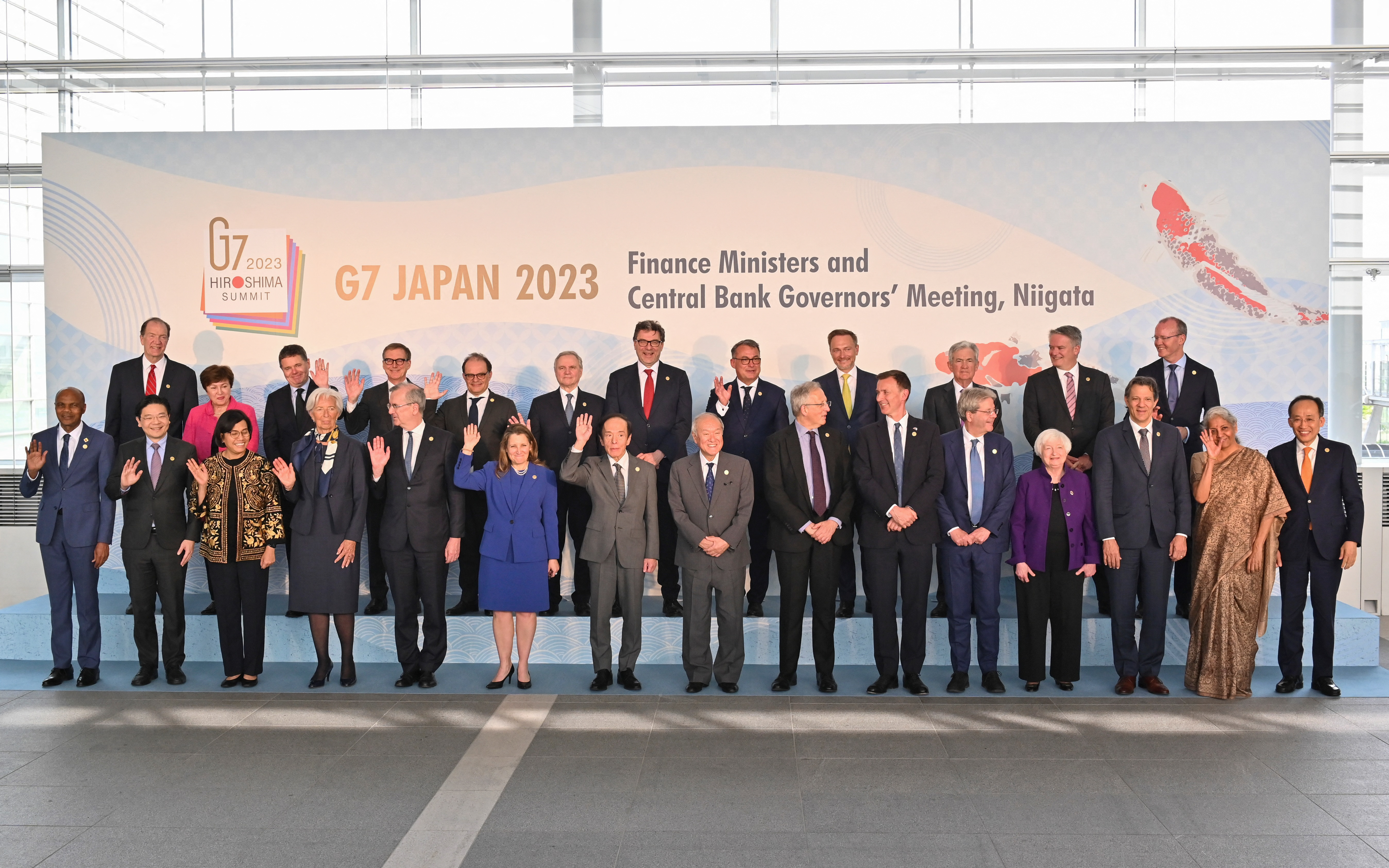 组图：G7财长会探讨应对中共经济胁迫对策| 七国集团| 财政部长| 央行| 大纪元