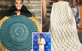 5歲自學鉤織 少年憑精湛手藝幫助非洲學童