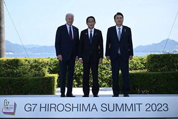 拜登G7峰會見韓日首腦 加強三邊關係