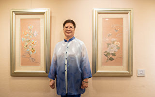 刘千韶30年师生传习创作 葫芦墩展出刺绣成果展