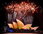 組圖：2023年悉尼燈光節 絢麗燈光煙花秀