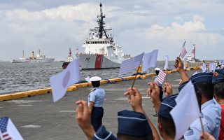 美日海警船驶入菲国海域 三方首次联合演习