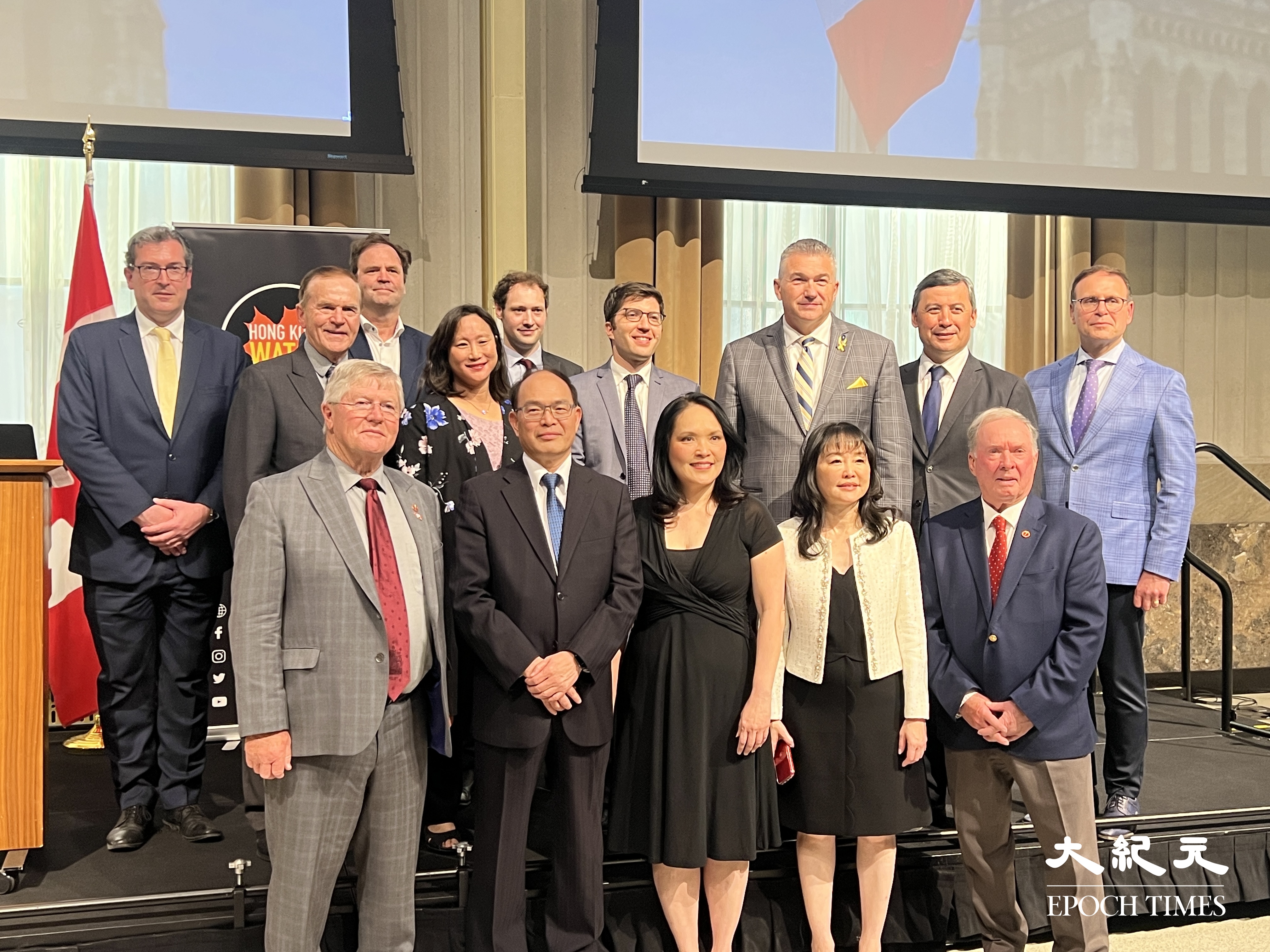 加拿大香港监察赞助人：与港人同行抗共| Jim Munson | Senator Housakos | 渥太华| 大纪元