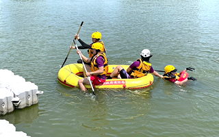 桃消新坡分隊水域救援演練 提升水域救援能力