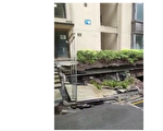 重慶萬州小區出現地面沉降下陷險情
