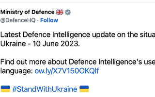 英國防部：烏克蘭局部突破俄羅斯防線