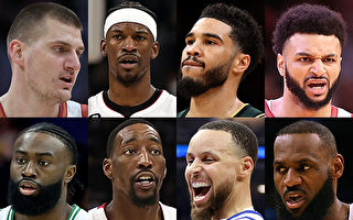 組圖：NBA 2023季後賽總得分排前八球員
