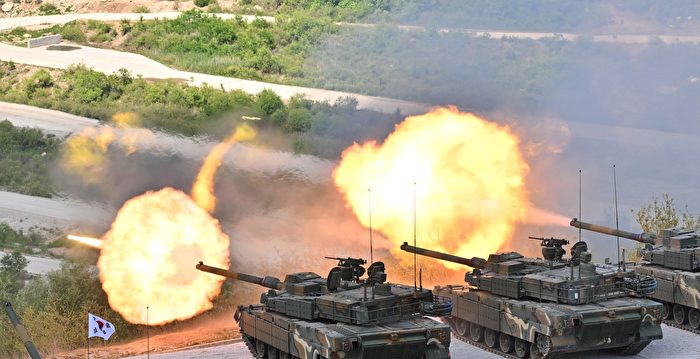 组图：美韩史上最大实弹演习精彩瞬间