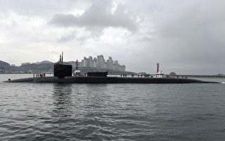 朝鮮射導彈後 美核動力潛艇抵韓國釜山港