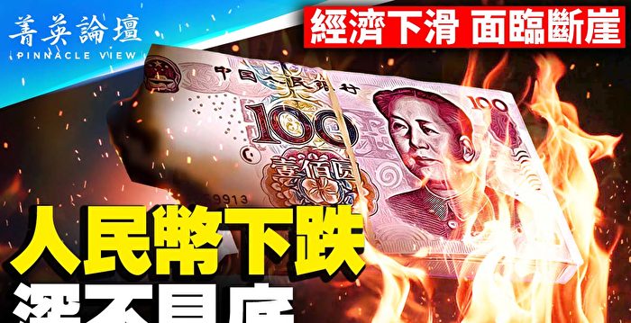 【菁英论坛】经济下滑 人民币下跌深不见底