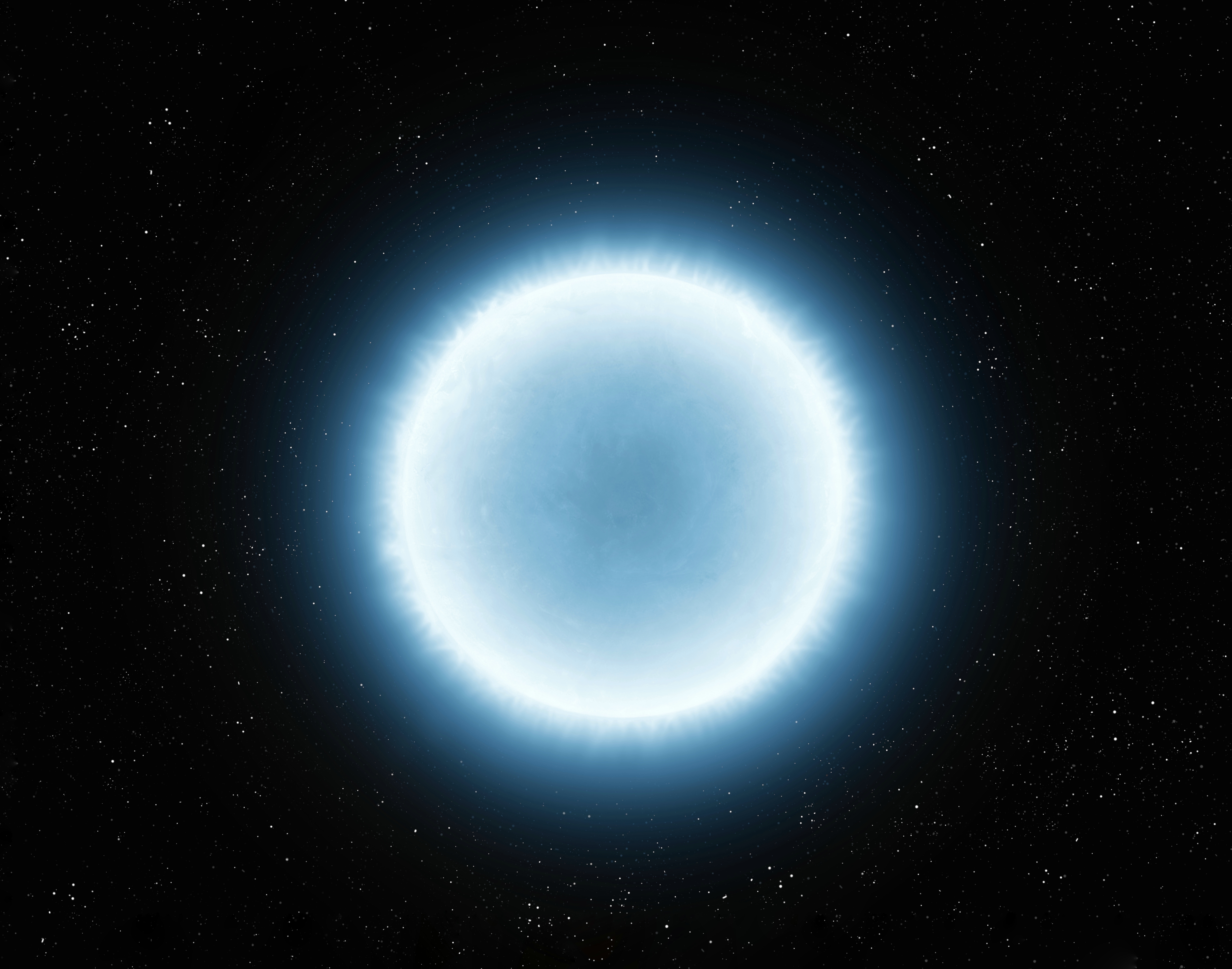 白矮星示意圖。(Shutterstock)