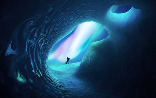 組圖：冰島冰川洞穴內的超凡脫俗之美