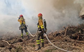 魁北克野火未灭 美东各州派消防员援助