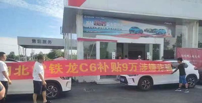 湖北车主购车未获政府补贴 到4S店维权