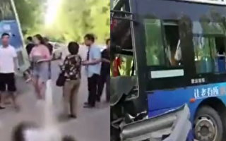 山西呂梁公交車撞斷護欄 至少4死13傷