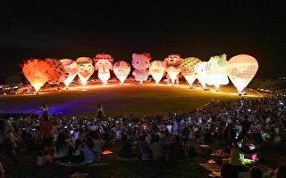 熱氣球搭配無人機 鹿野高台光雕再現人潮