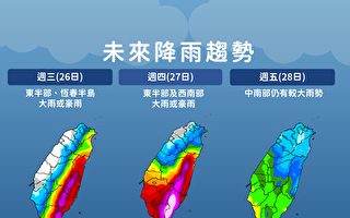 杜蘇芮預計25日發陸警 南部需嚴防風雨