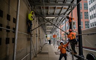 建筑脚手架妨碍市容 纽约市府颁整顿计划