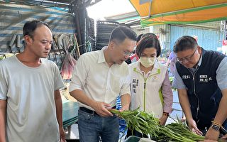 苏俊宾视察桃园果菜市场    确保蔬果供应充足