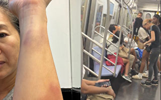 纽约地铁又传仇亚 亚裔摄影师无惧打骂 勇敢录影助存证