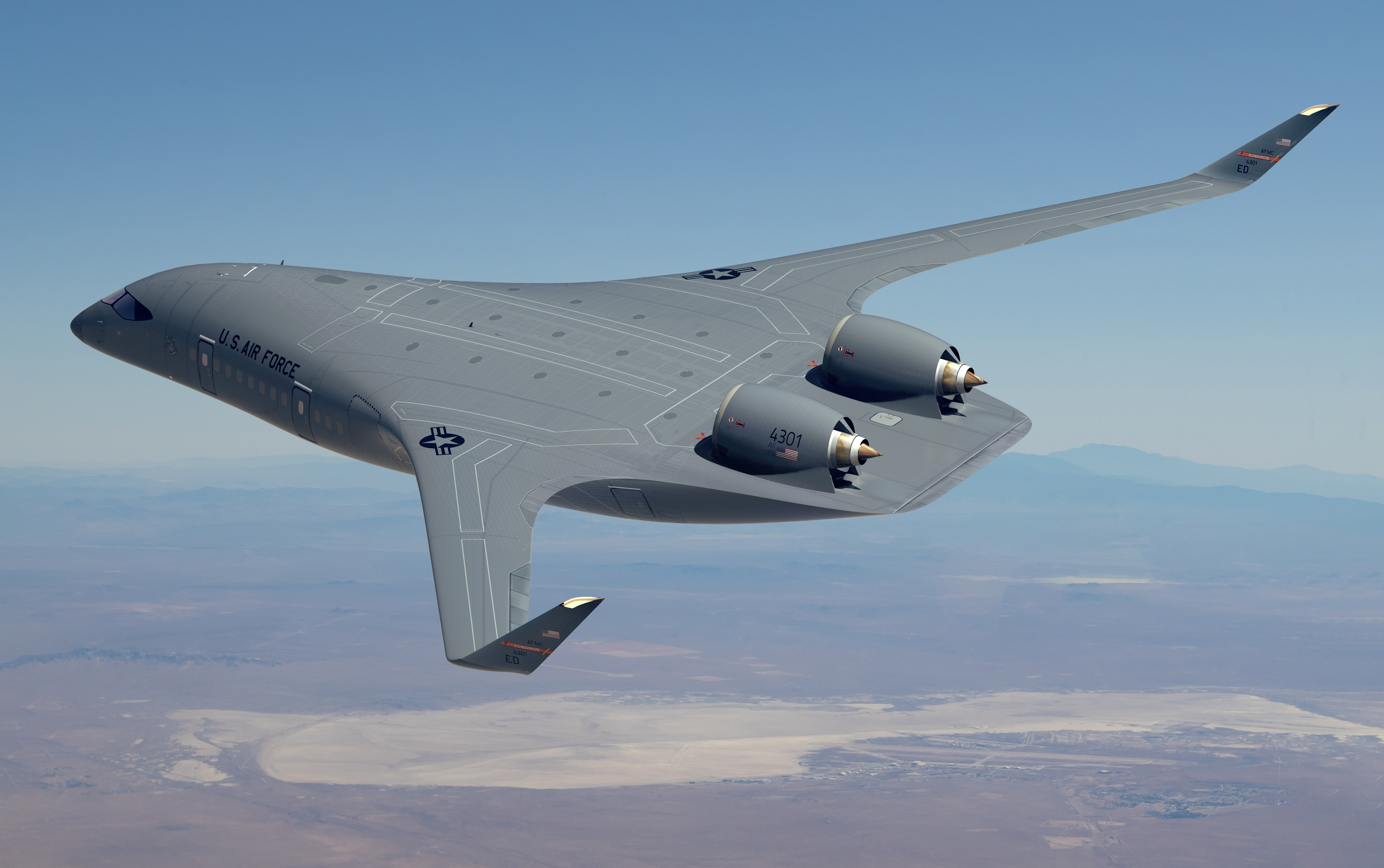 美军打造节能运输机军机航程可望倍增| 翼身融合| 节能飞机| 美国空军 