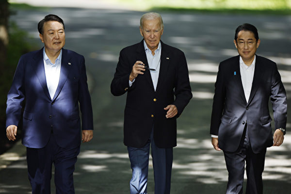美日韓戴維營峰會 聲明加強聯盟抵禦威脅