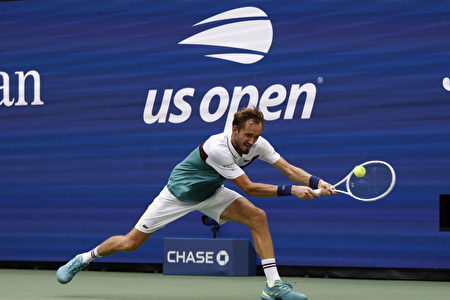 組圖：美網公開賽梅德韋傑夫晉級半決賽| 美國| 網球| 盧布列夫| 大紀元
