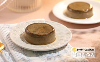 【厨娘香Q秀】焙茶布丁和焙茶蛋糕卷
