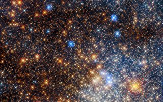 NASA新照：銀河系內嵌著閃閃發光球狀星團