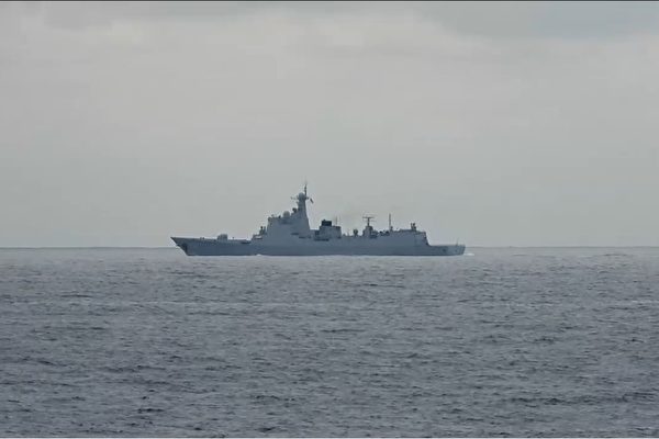 中共机舰扰台 台湾公布监控山东舰济南舰照片