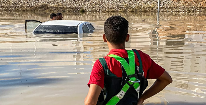 组图：利比亚洪灾 受难者恐达2万人