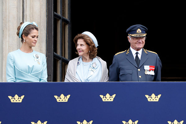 組圖：瑞典國王登基50周年 歐洲王室道賀