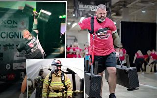 消防员失去手臂后 获世界最有力量残疾人称号