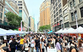 曼哈顿举办台湾市集 “和平胖卡”介绍台湾入联诉求