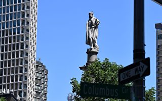 纽约市议会讨论移除声中 意大利总理赴哥伦布圆环献花