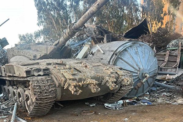 以色列坦克在军事训练区失窃 流落废品场