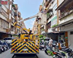 台南本土登革热确诊破万 高空作业车巡检空战