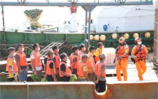 大陸漁船越界捕魚 遭台灣海巡扣船逮17人