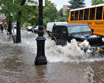 暴雨造成紐約市150校舍淹水 市府應變太慢挨批