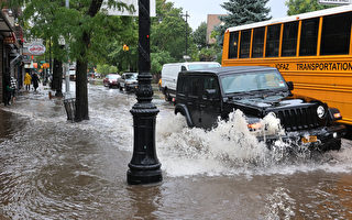 暴雨造成纽约市150校舍淹水 市府应变太慢挨批