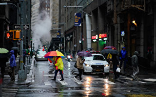 紐約市發布洪水警戒 部分地區或出現強降雨
