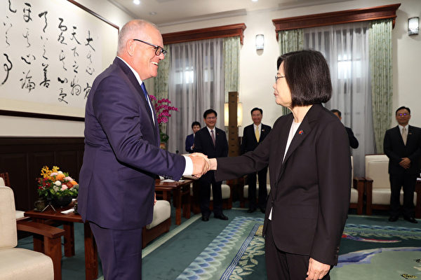 澳洲前總理訪台：與台灣站一起確保威懾力量