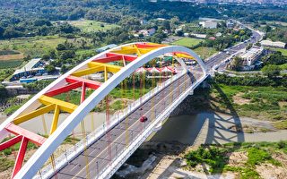 桥路人均安 嘉义市东义路及卢山桥完工通车