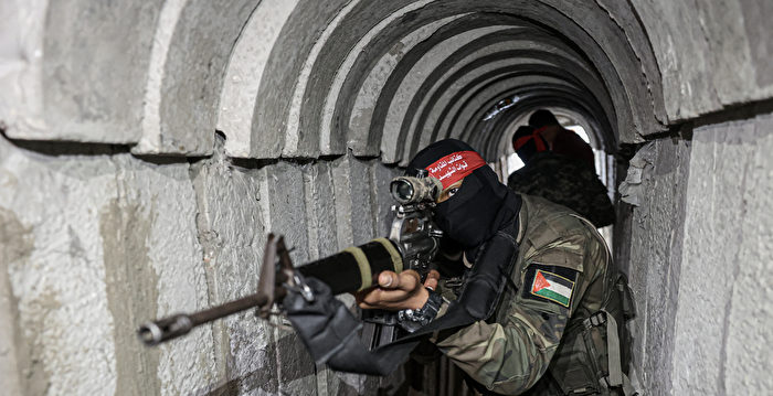 以色列称摧毁部分哈马斯隧道 发布视频