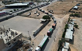 以巴衝突 首批緊急救援物資車隊進入加沙