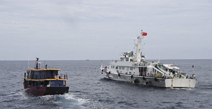 菲律宾：海警船和补给船被中共船只撞上