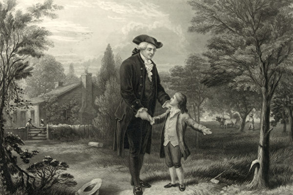 六歲時的喬治‧華盛頓沒有砍櫻桃樹嗎？