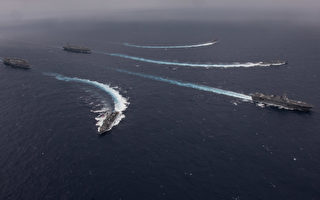 组图：美双航母和日舰艇在菲律宾海军演