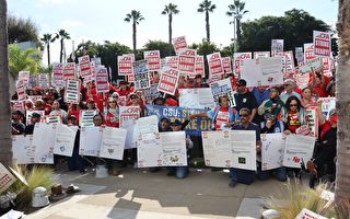 加州州大教师和卡车司机工会宣布14日罢工
